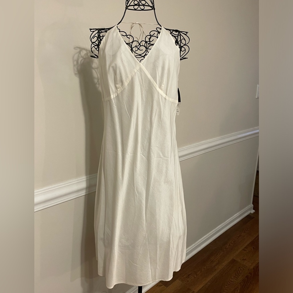Kenneth Cole Dress Cotton Midi HALTER DRESS Women’s Sz 6 Dress